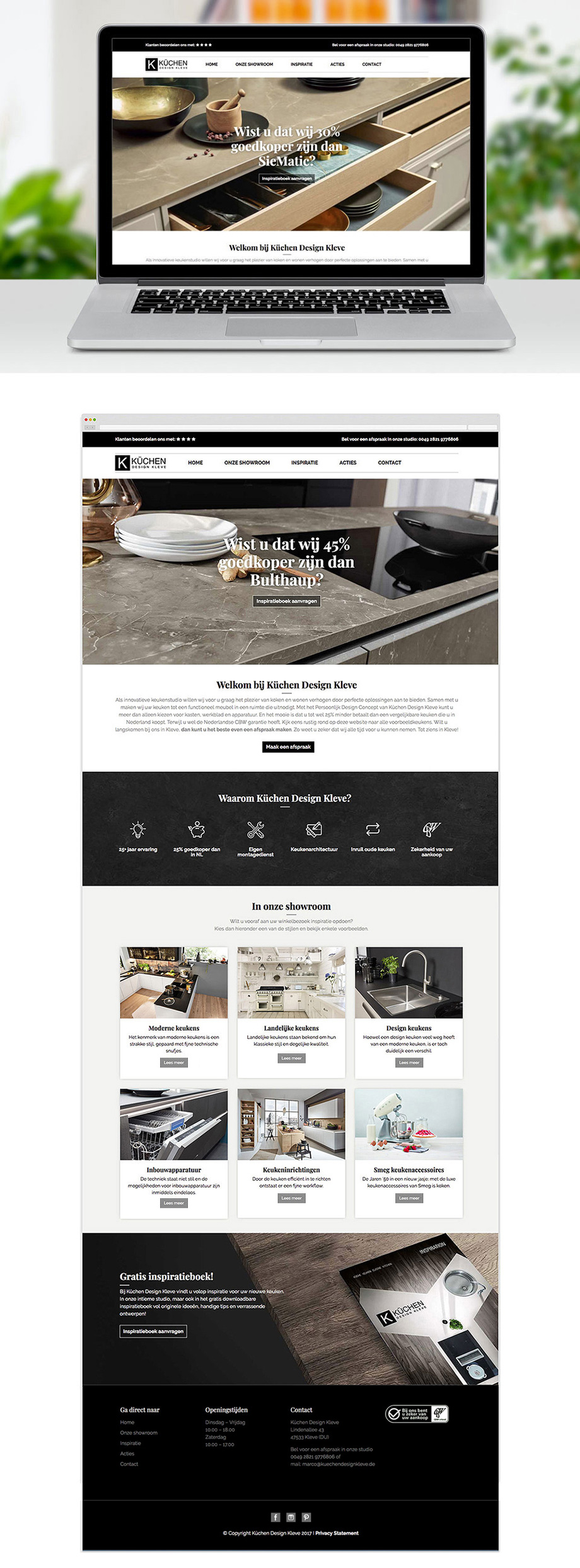 Webdesign - Kuchen Design Kleve